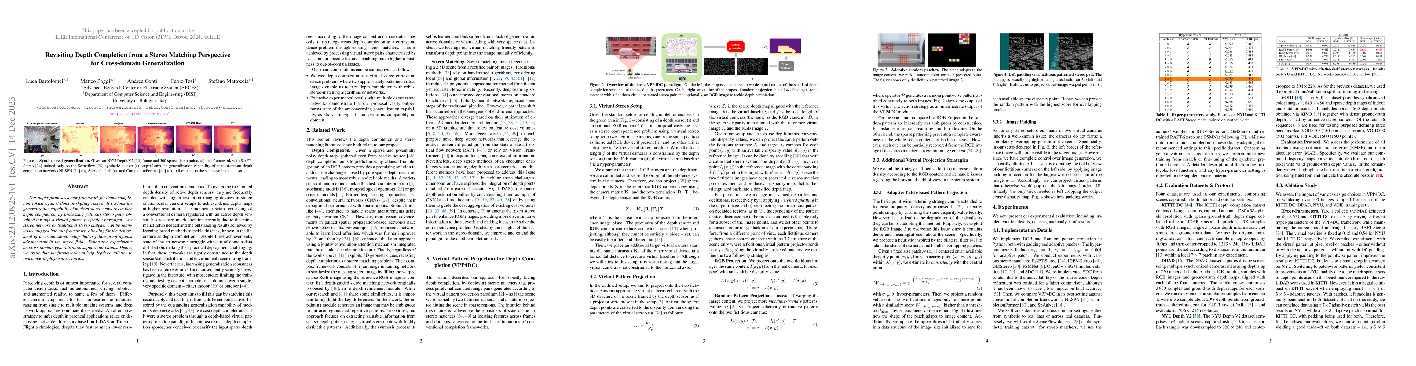 Thumbnail for Revisiting Depth Completion from a Stereo Matching Perspective for
  Cross-domain Generalization