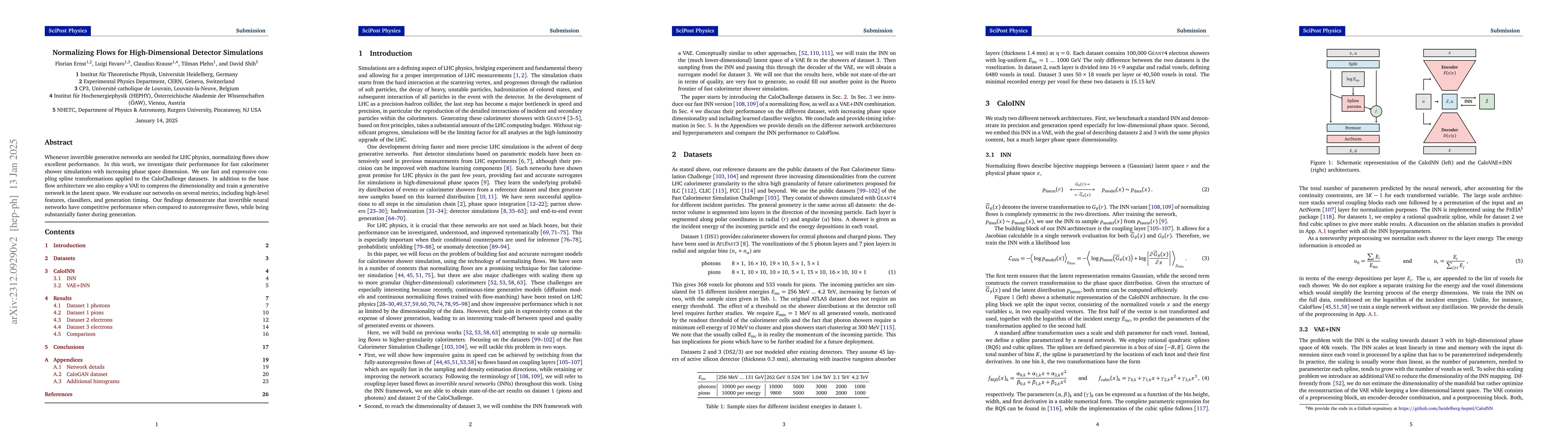 Thumbnail for Normalizing Flows for High-Dimensional Detector Simulations