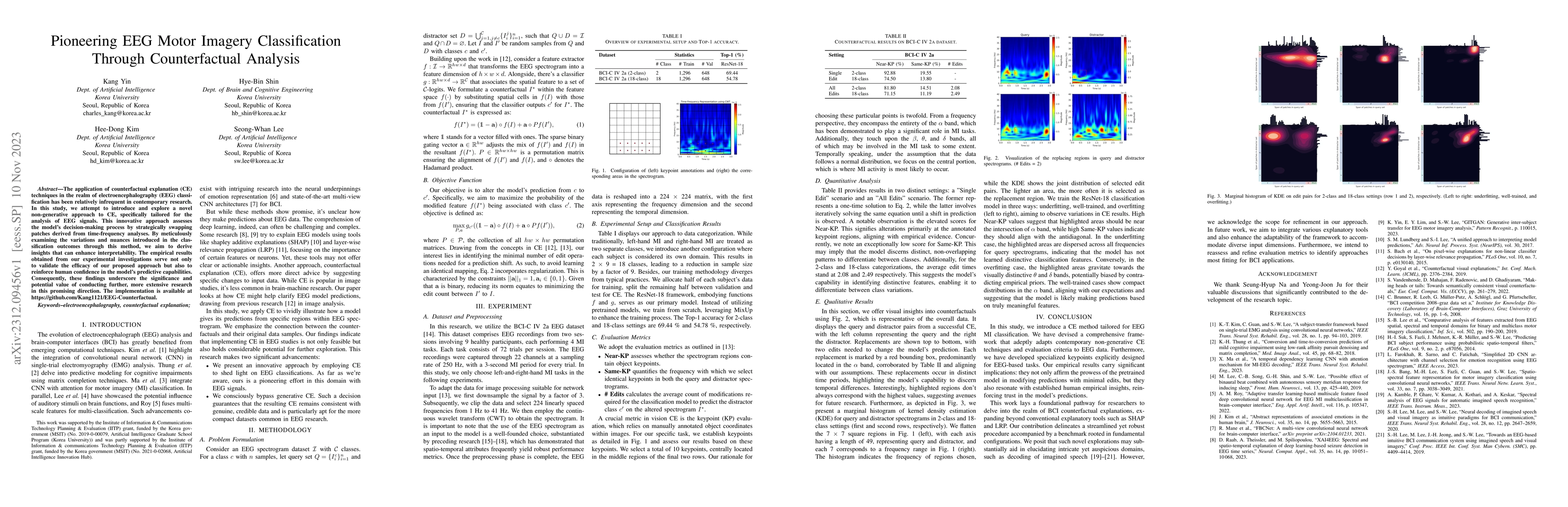 Thumbnail for Pioneering EEG Motor Imagery Classification Through Counterfactual
  Analysis