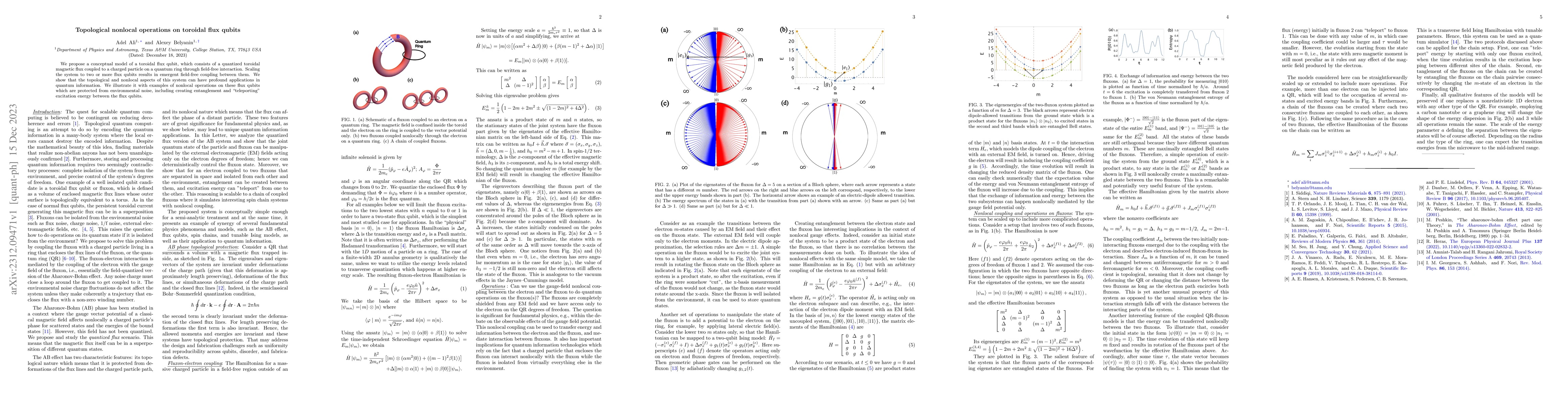 Thumbnail for Topological nonlocal operations on toroidal flux qubits