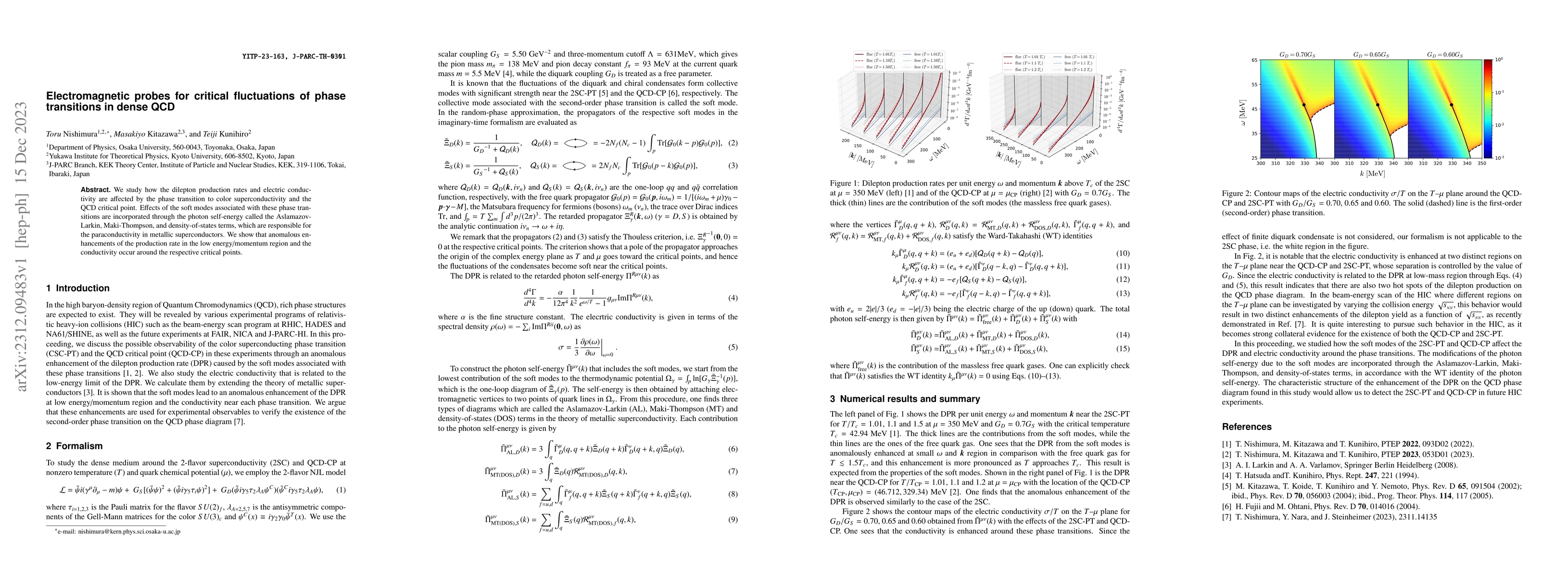 Thumbnail for Electromagnetic probes for critical fluctuations of phase transitions in
  dense QCD