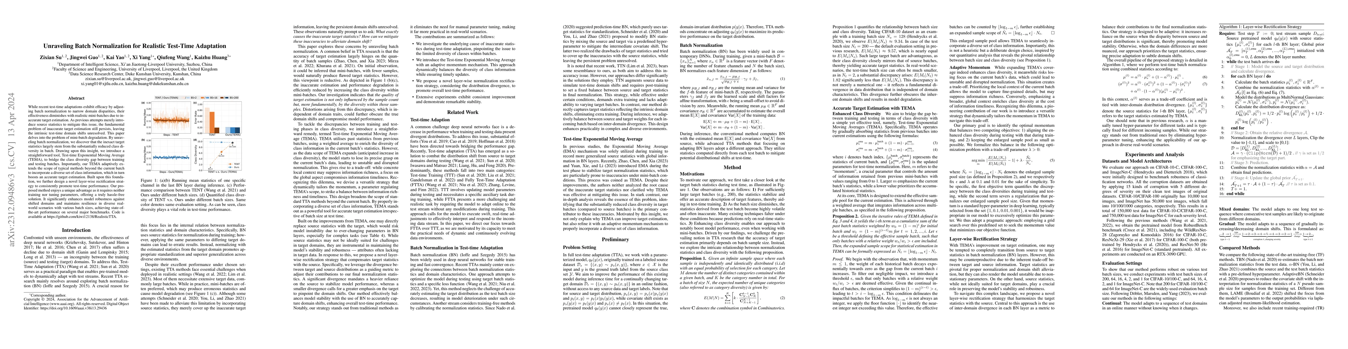 Thumbnail for Unraveling Batch Normalization for Realistic Test-Time Adaptation