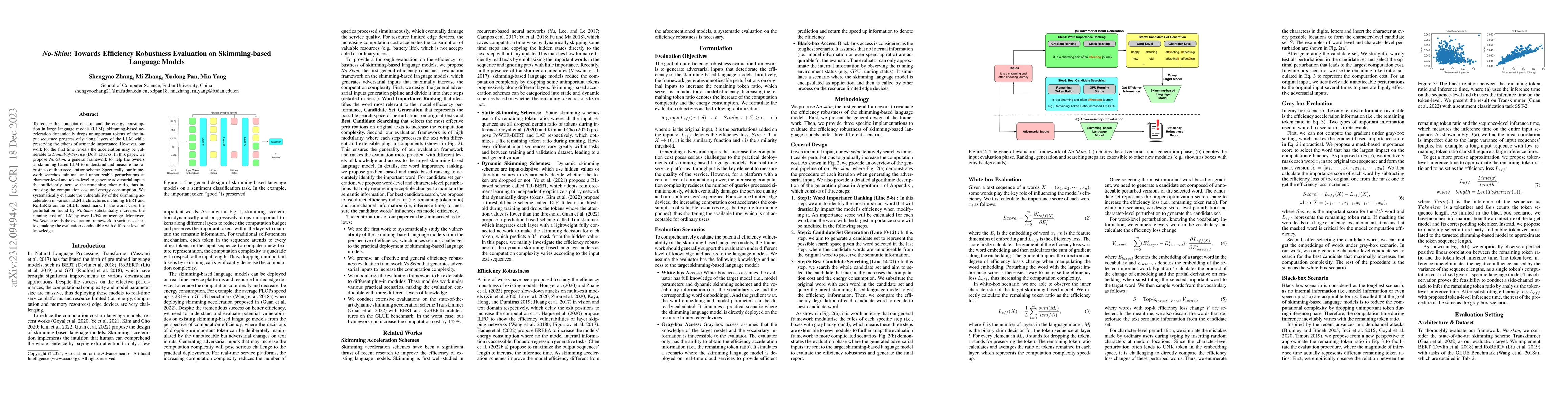 Thumbnail for No-Skim: Towards Efficiency Robustness Evaluation on Skimming-based
  Language Models