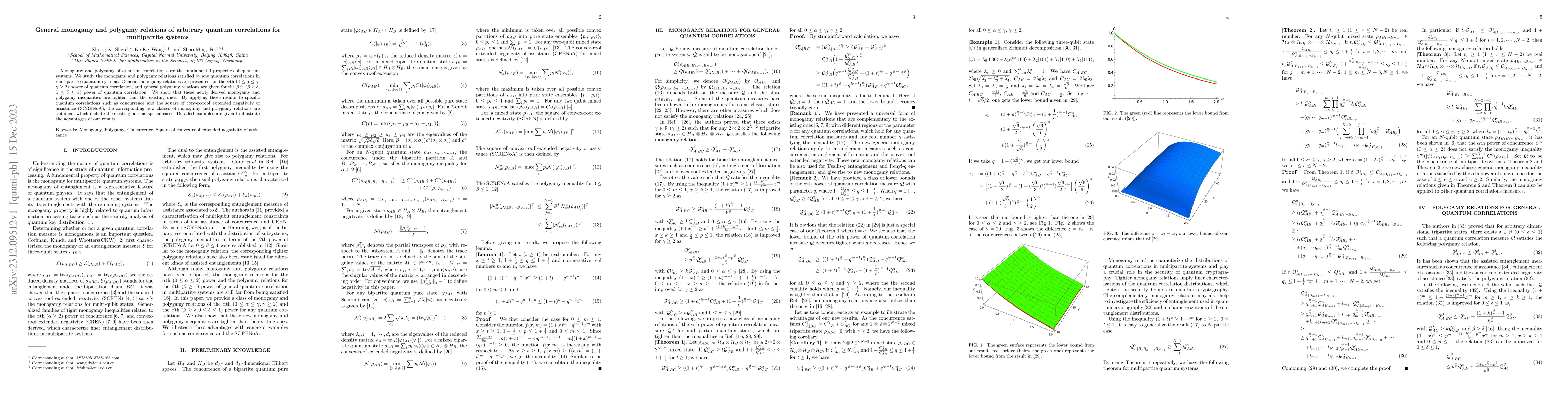 Thumbnail for General monogamy and polygamy relations of arbitrary quantum
  correlations for multipartite systems