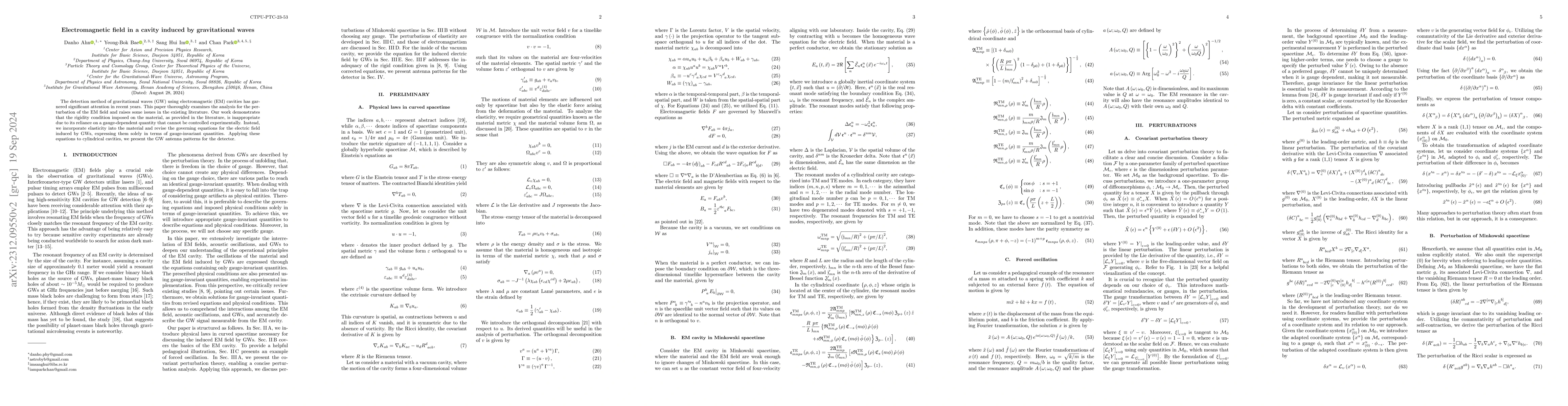 Thumbnail for Electromagnetic field in a cavity induced by gravitational waves