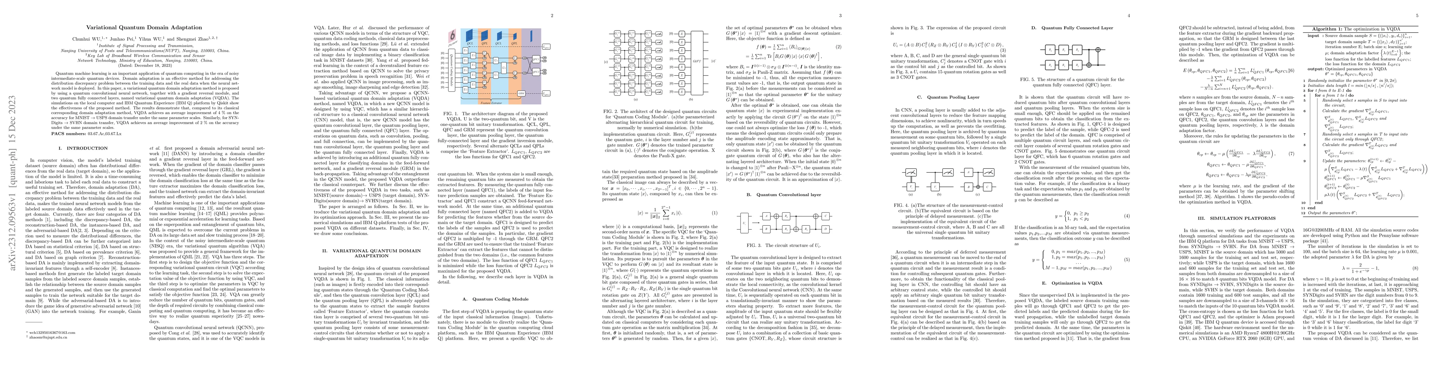 Thumbnail for Variational Quantum Domain Adaptation