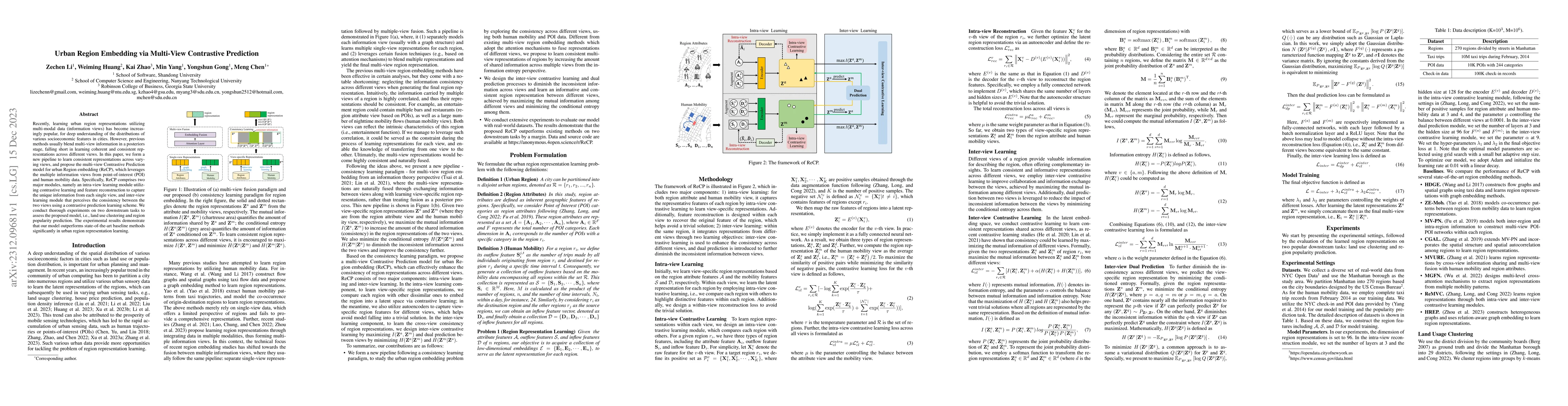 Thumbnail for Urban Region Embedding via Multi-View Contrastive Prediction