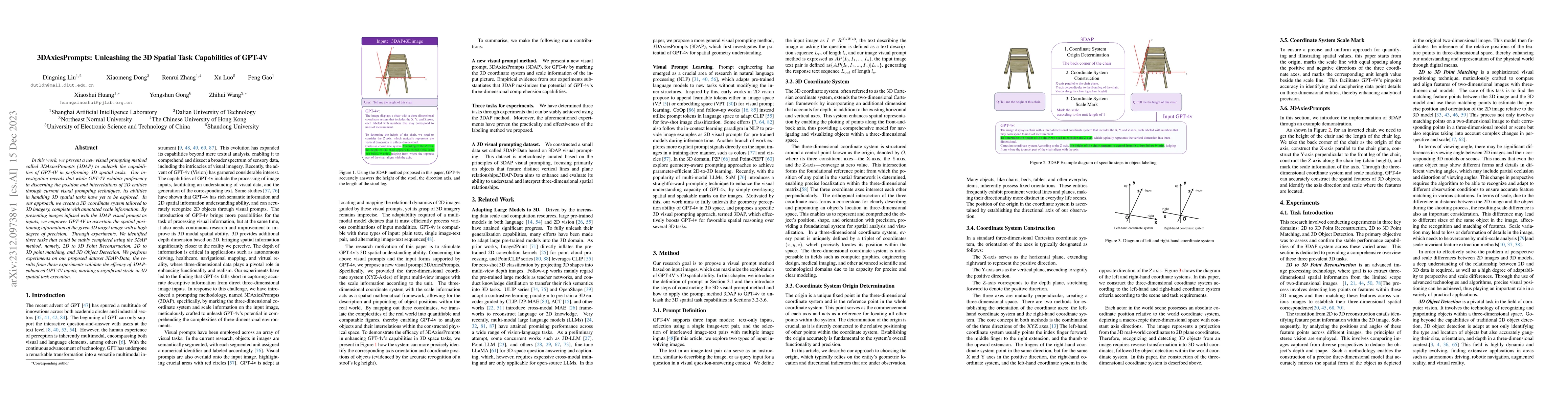 Thumbnail for 3DAxiesPrompts: Unleashing the 3D Spatial Task Capabilities of GPT-4V