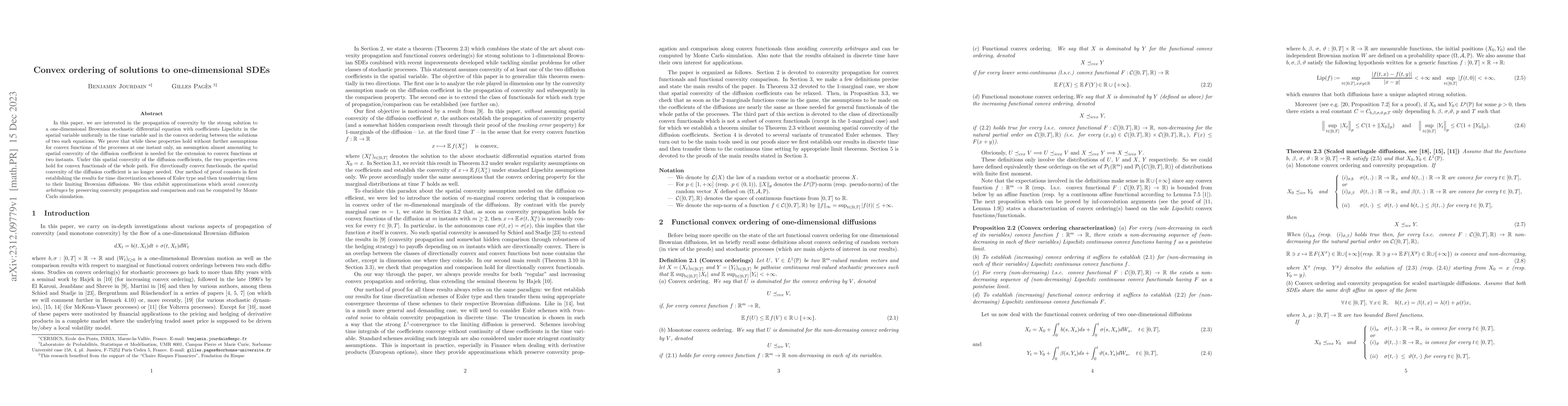 Thumbnail for Convex ordering of solutions to one-dimensional SDEs