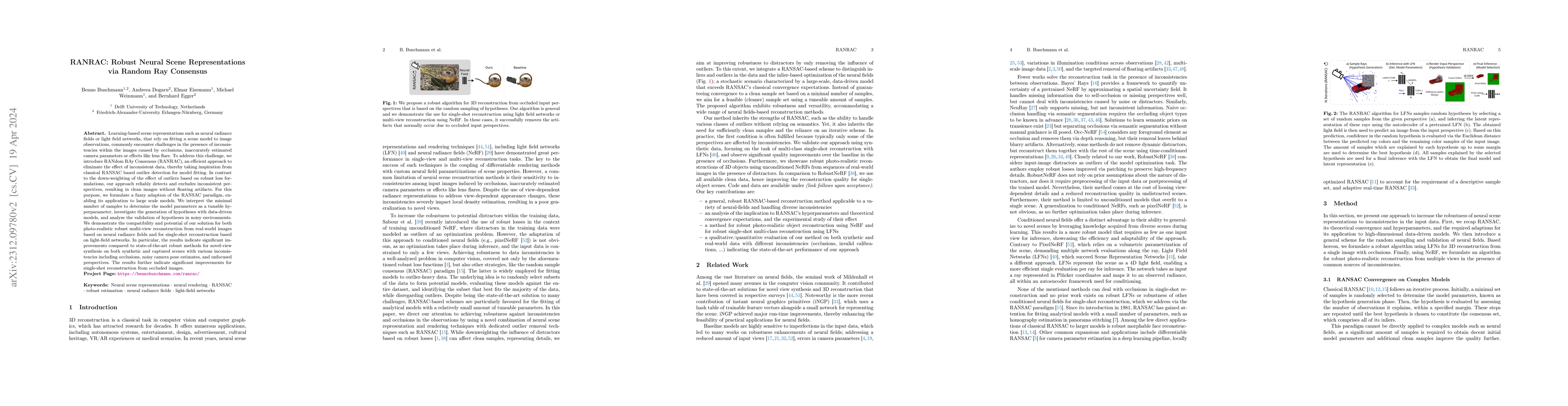 Thumbnail for RANRAC: Robust Neural Scene Representations via Random Ray Consensus