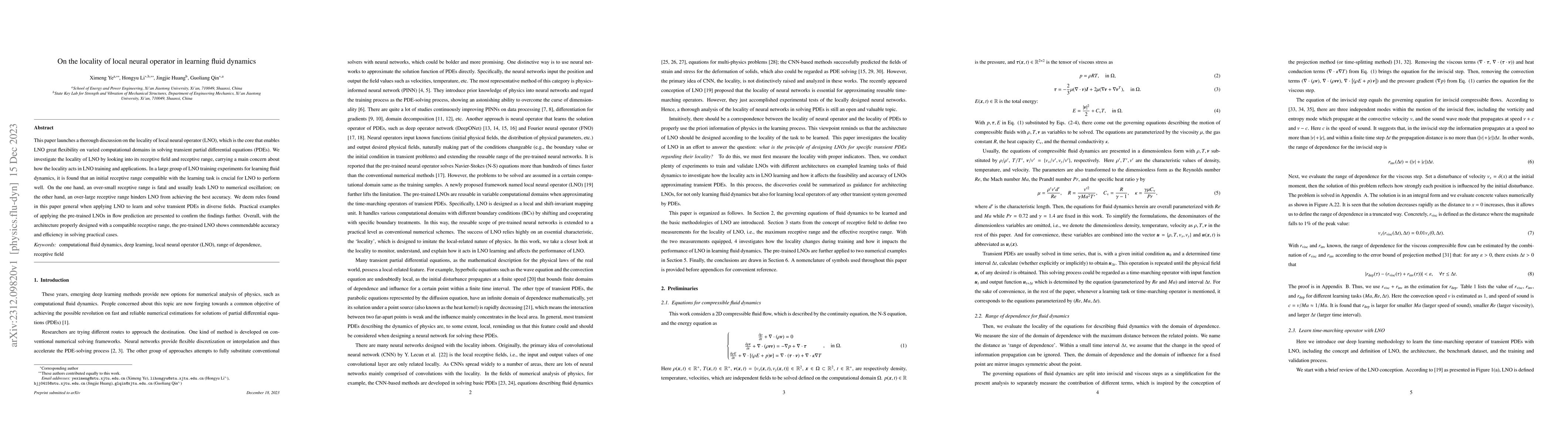 Thumbnail for On the locality of local neural operator in learning fluid dynamics