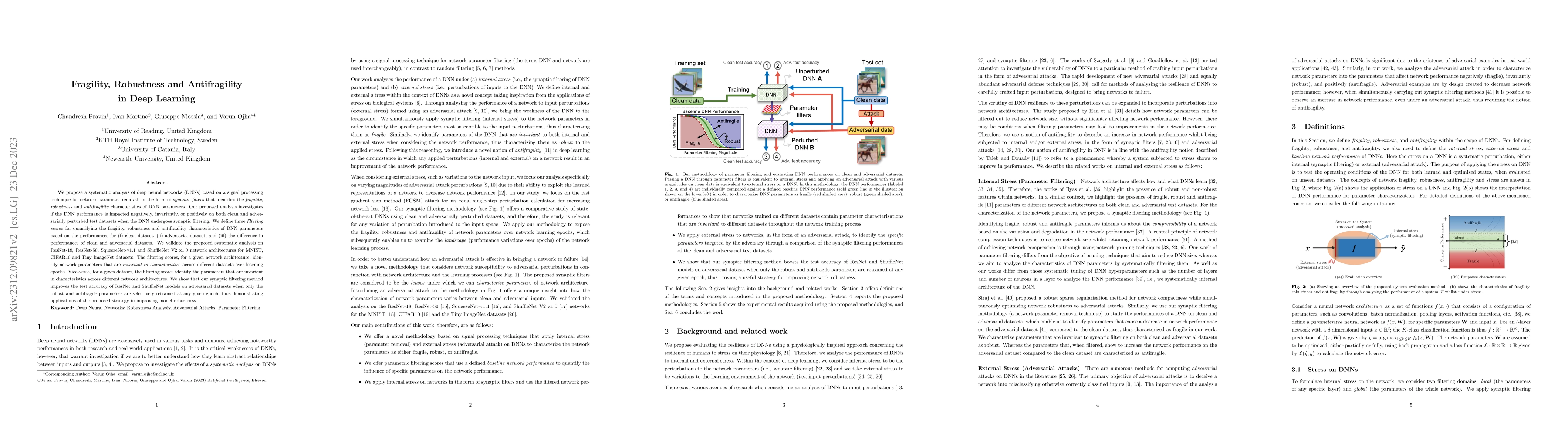 Thumbnail for Fragility, Robustness and Antifragility in Deep Learning
