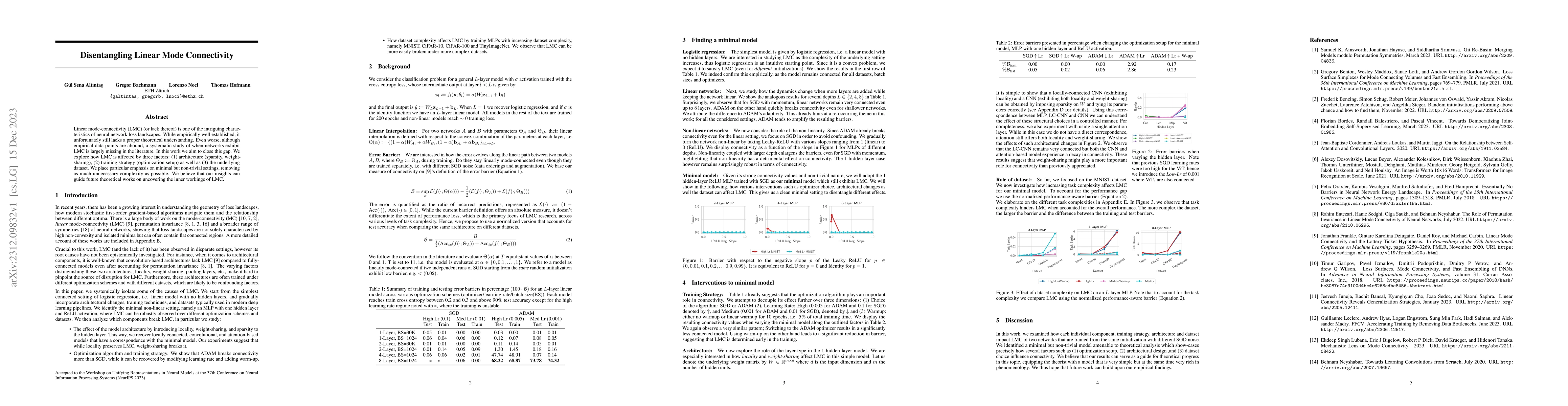 Thumbnail for Disentangling Linear Mode-Connectivity