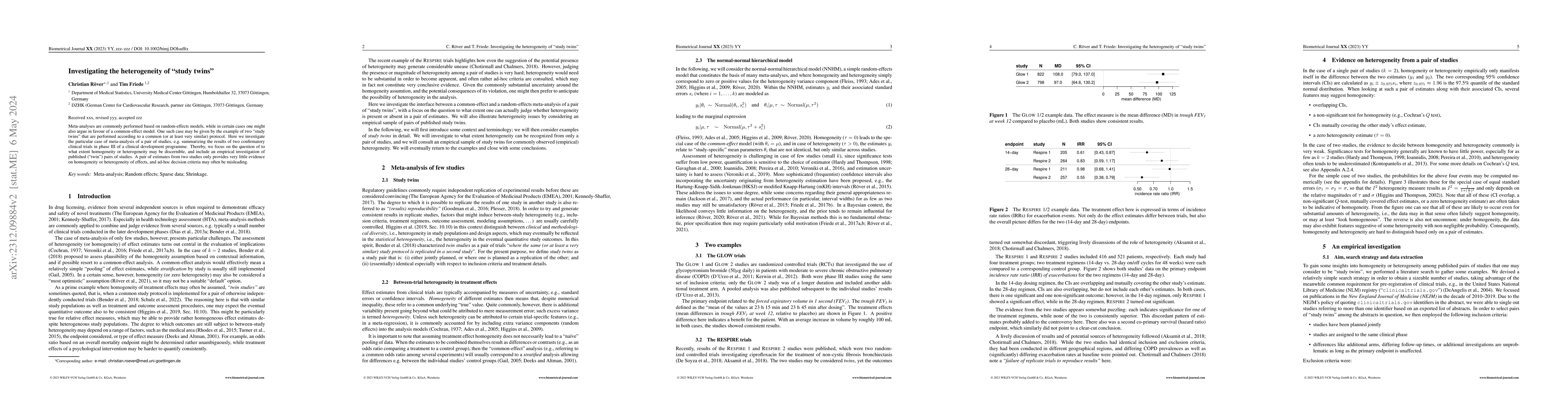 Thumbnail for Investigating the heterogeneity of "study twins"
