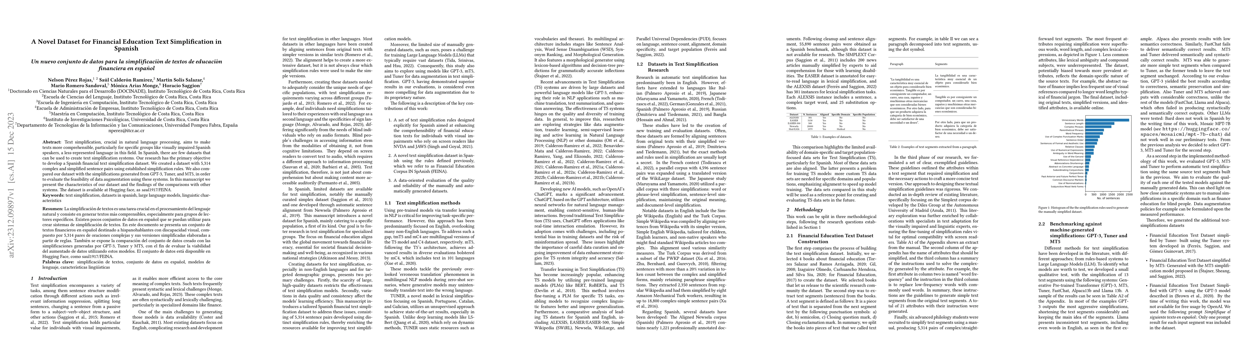 Thumbnail for A Novel Dataset for Financial Education Text Simplification in Spanish