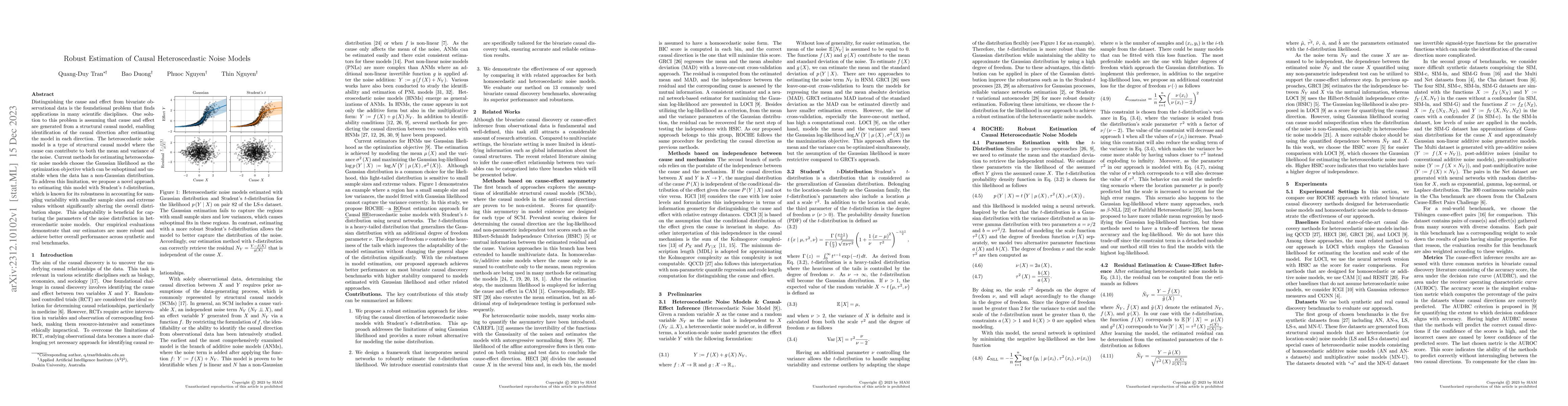 Thumbnail for Robust Estimation of Causal Heteroscedastic Noise Models