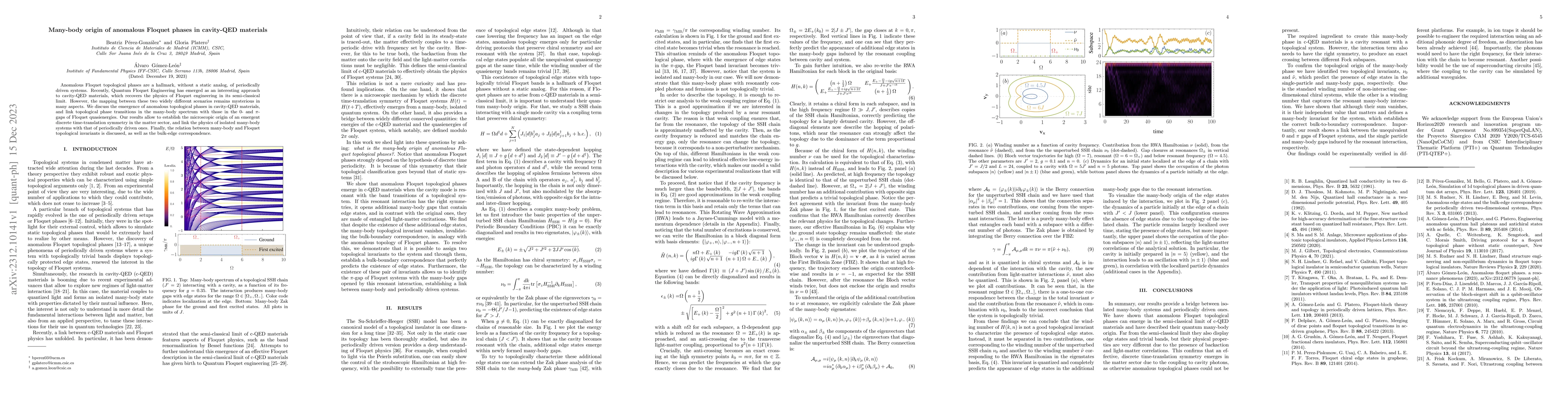 Thumbnail for Many-body origin of anomalous Floquet phases in cavity-QED materials