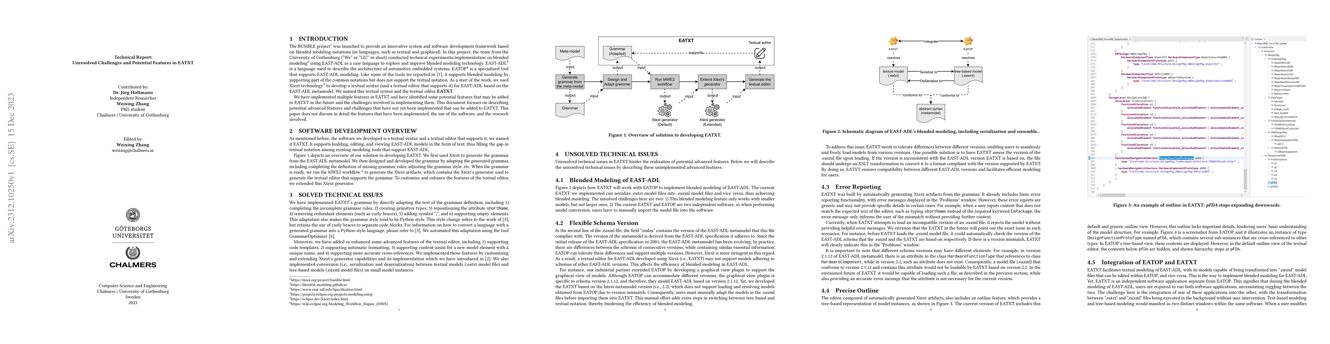 Thumbnail for Technical Report: Unresolved Challenges and Potential Features in EATXT