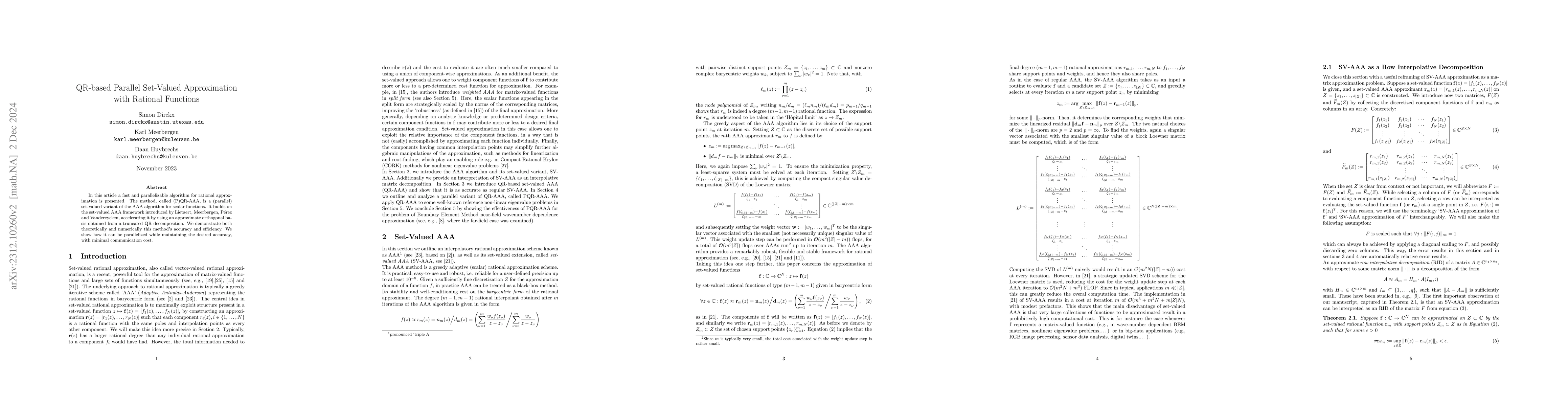 Thumbnail for QR-based Parallel Set-Valued Approximation with Rational Functions
