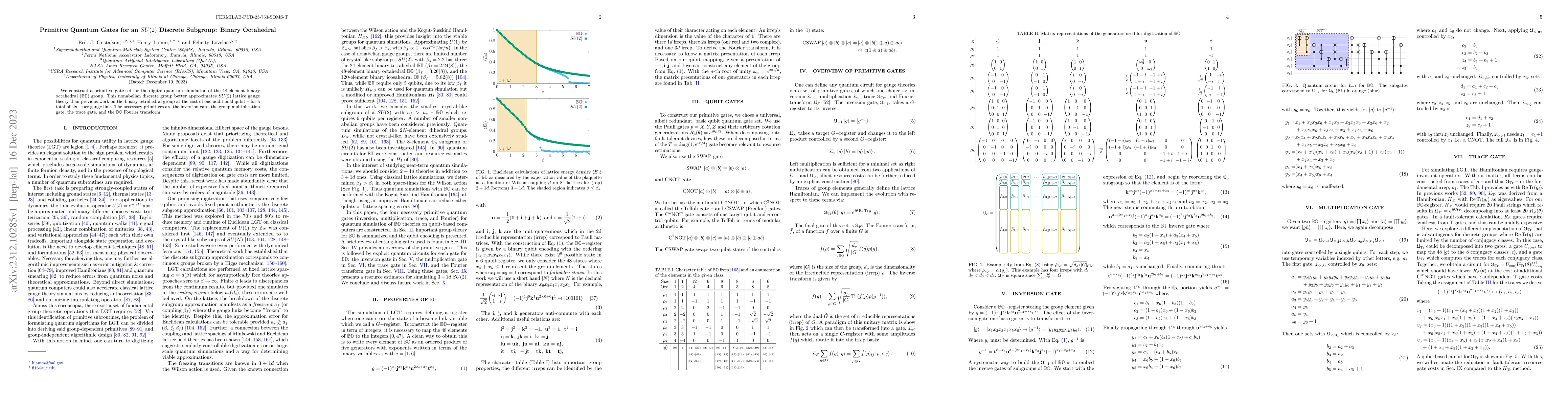 Thumbnail for Primitive Quantum Gates for an $SU(2)$ Discrete Subgroup: Binary
  Octahedral