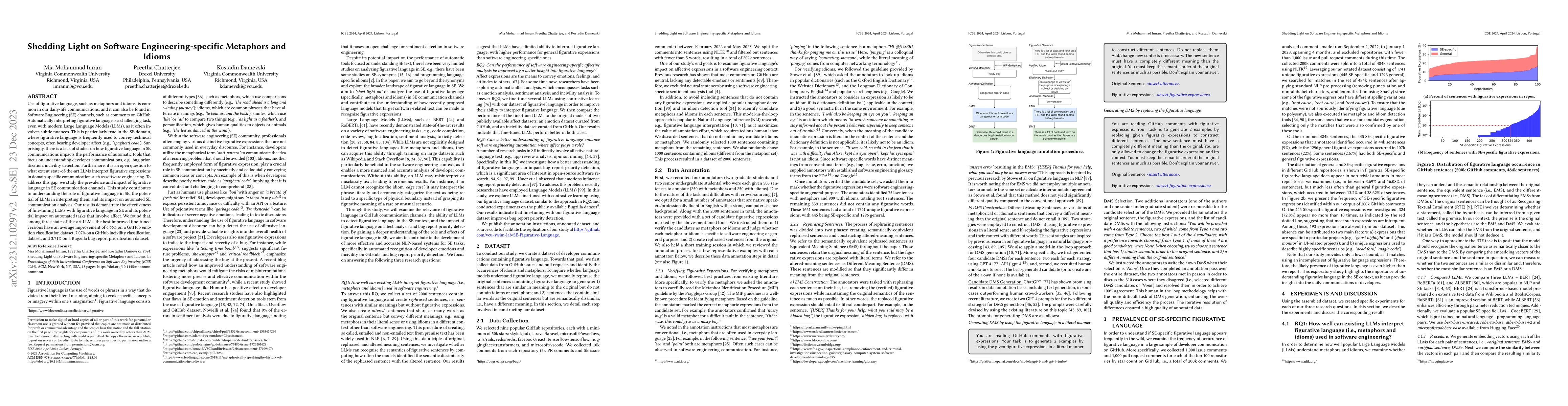 Thumbnail for Shedding Light on Software Engineering-specific Metaphors and Idioms