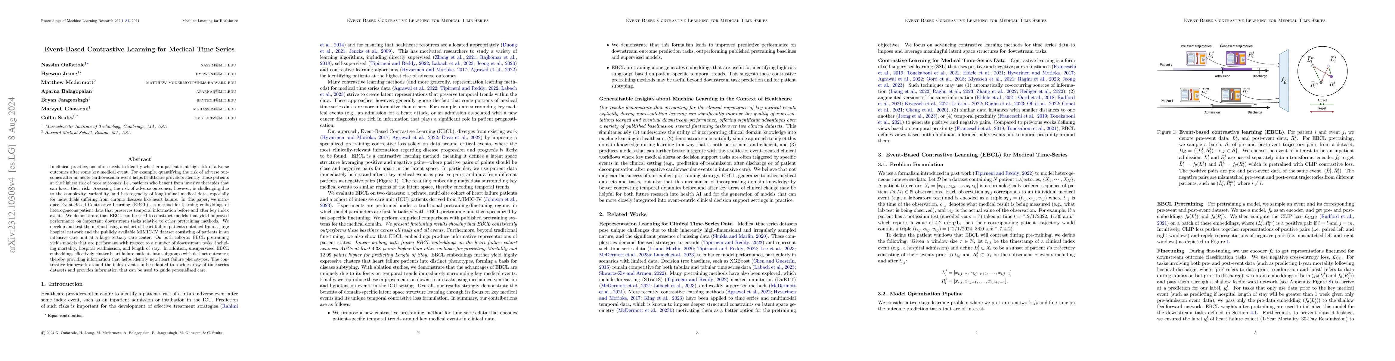 Thumbnail for Event-Based Contrastive Learning for Medical Time Series