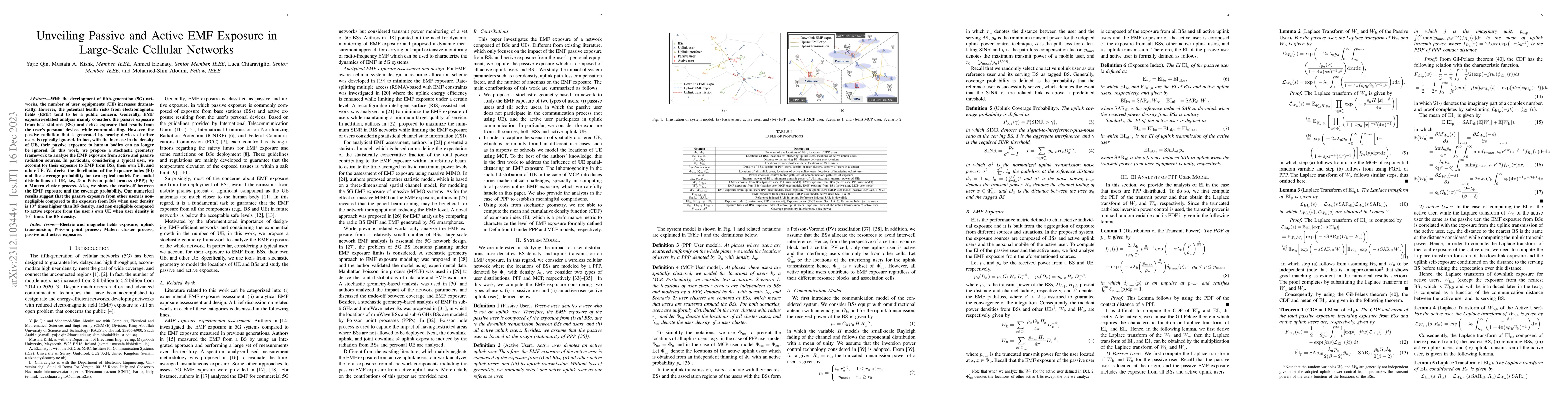 Thumbnail for Unveiling Passive and Active EMF Exposure in Large-Scale Cellular
  Networks