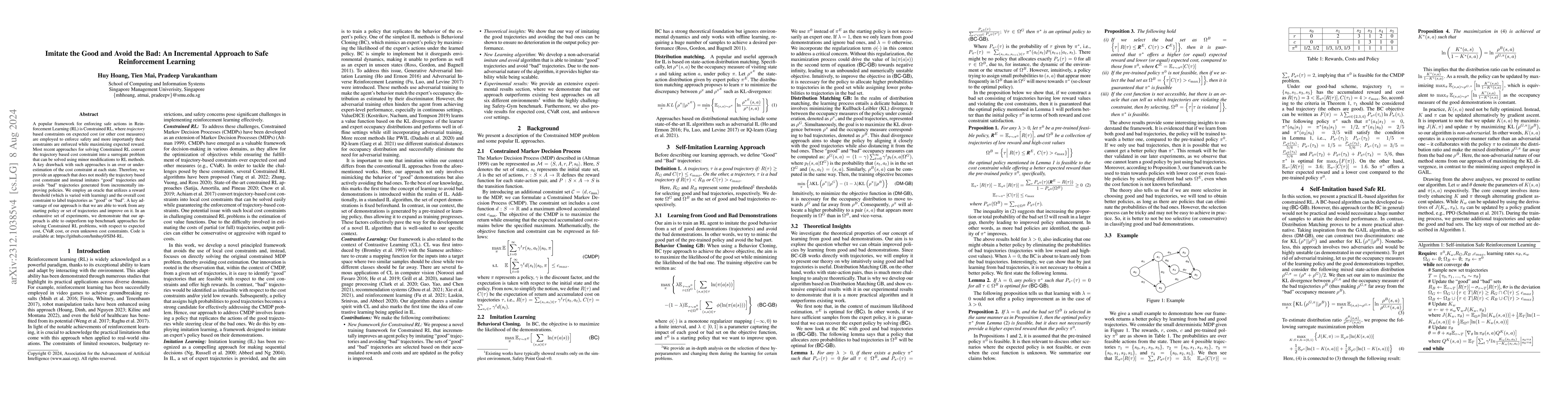 Thumbnail for Imitate the Good and Avoid the Bad: An Incremental Approach to Safe
  Reinforcement Learning
