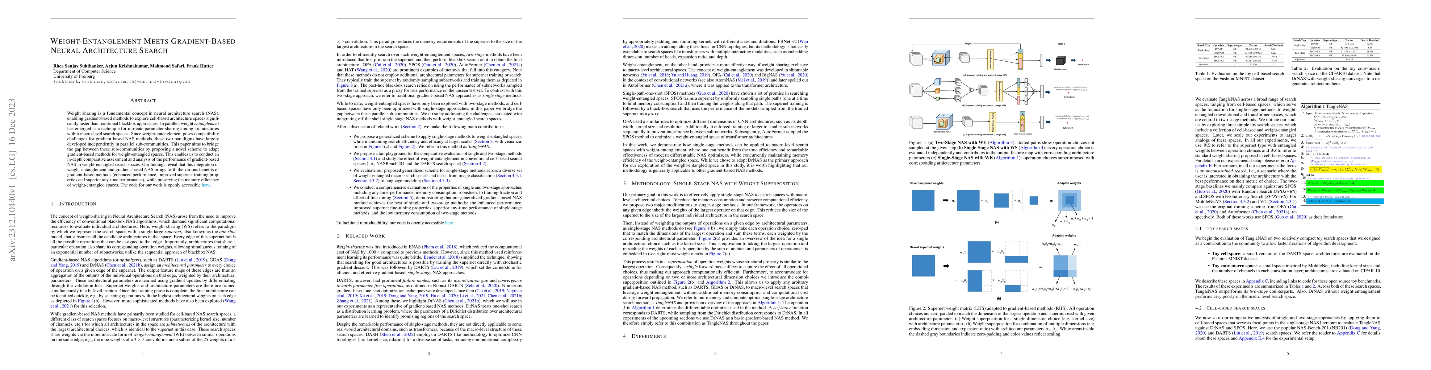 Thumbnail for Weight-Entanglement Meets Gradient-Based Neural Architecture Search