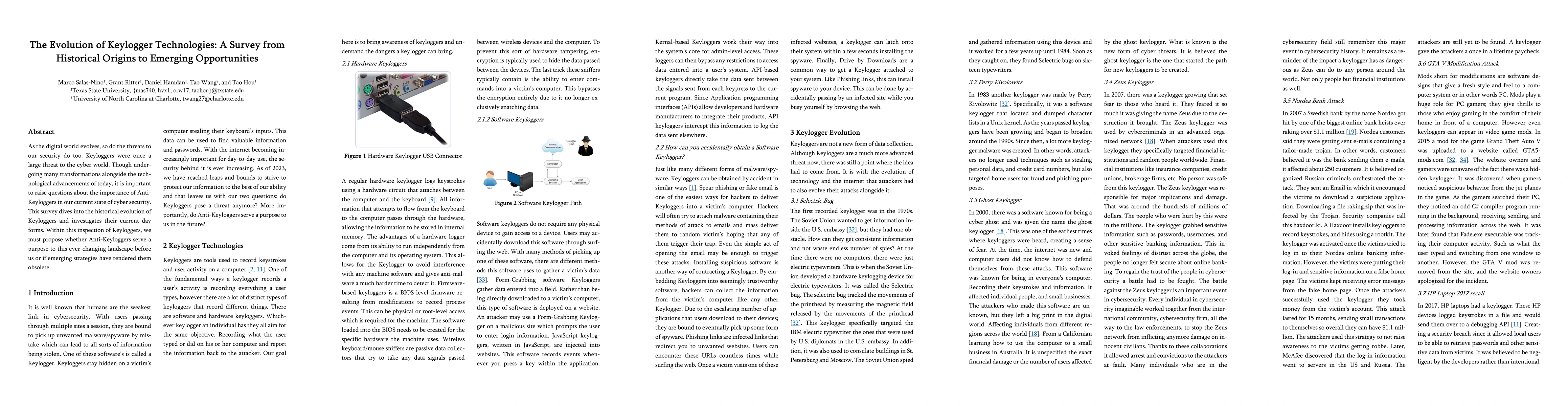 Thumbnail for The Evolution of Keylogger Technologies: A Survey from Historical
  Origins to Emerging Opportunities