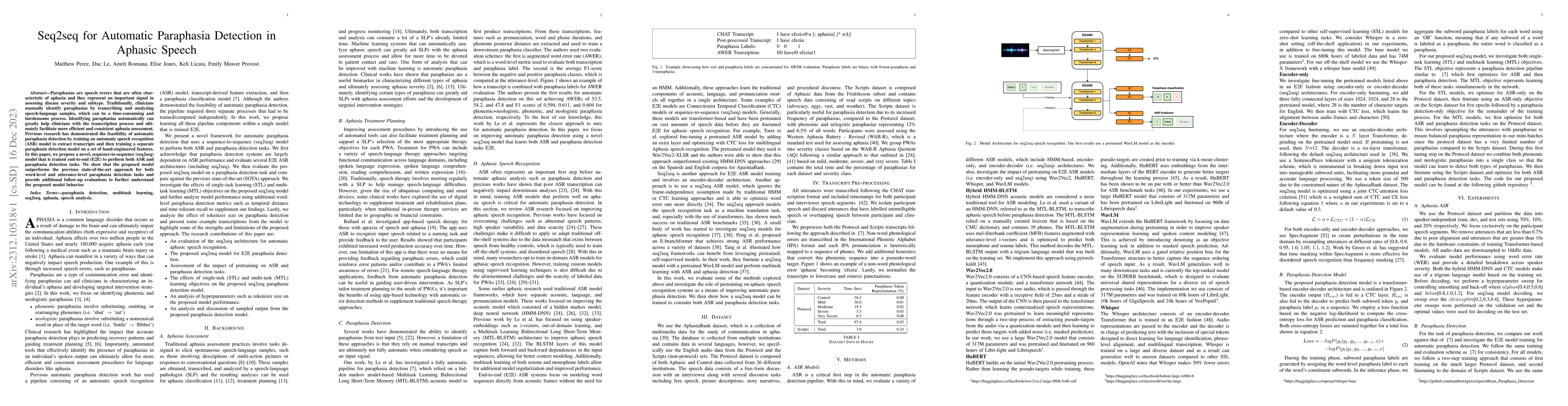 Thumbnail for Seq2seq for Automatic Paraphasia Detection in Aphasic Speech