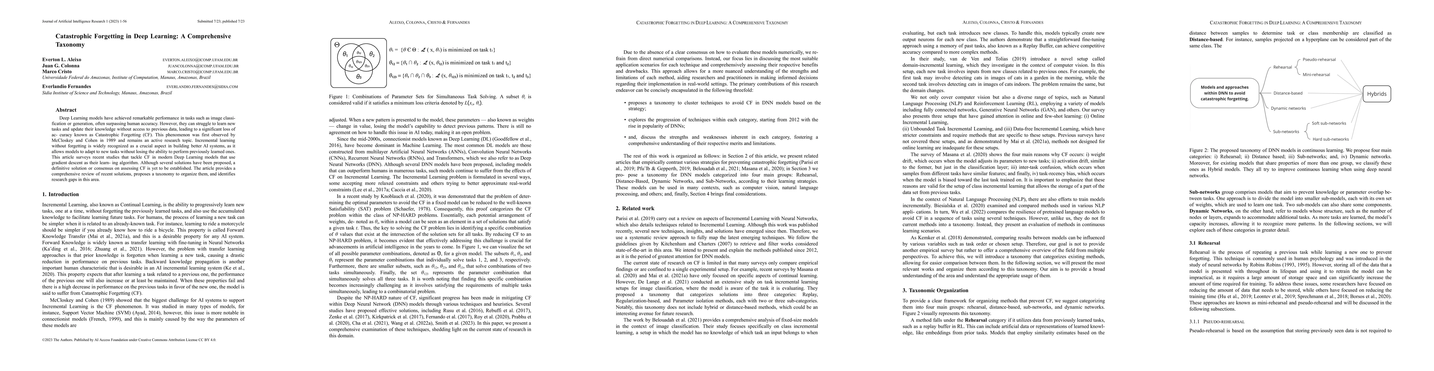 Thumbnail for Catastrophic Forgetting in Deep Learning: A Comprehensive Taxonomy