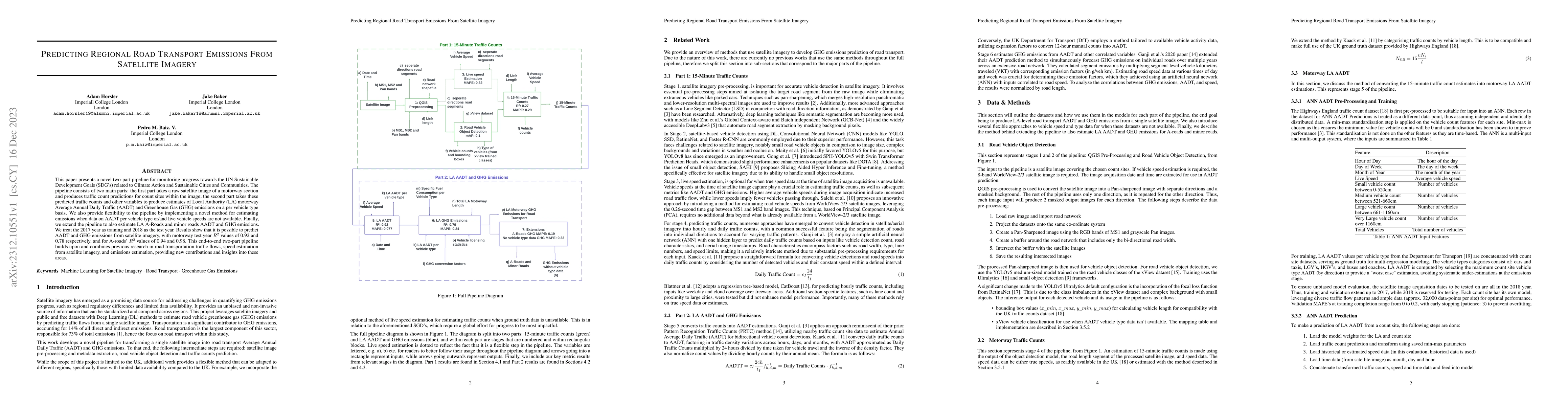 Thumbnail for Predicting Regional Road Transport Emissions From Satellite Imagery