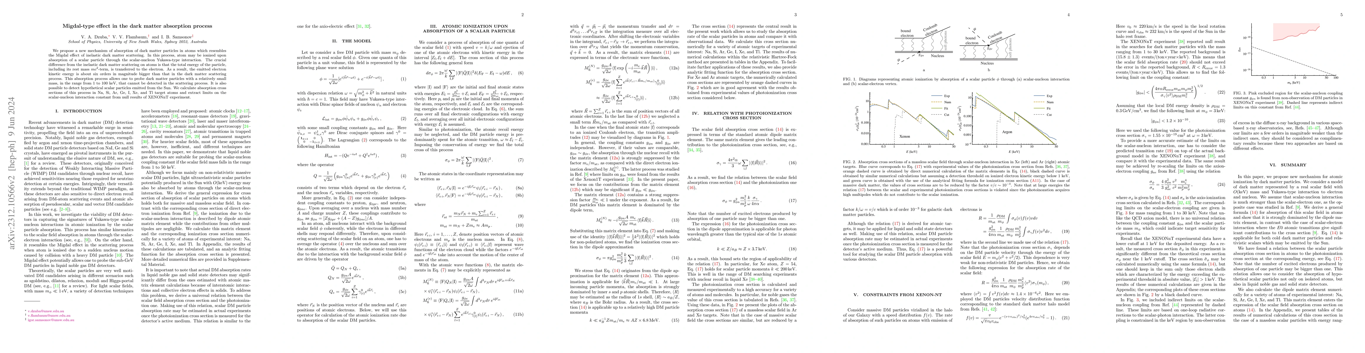 Thumbnail for Migdal-type effect in the dark matter absorption process