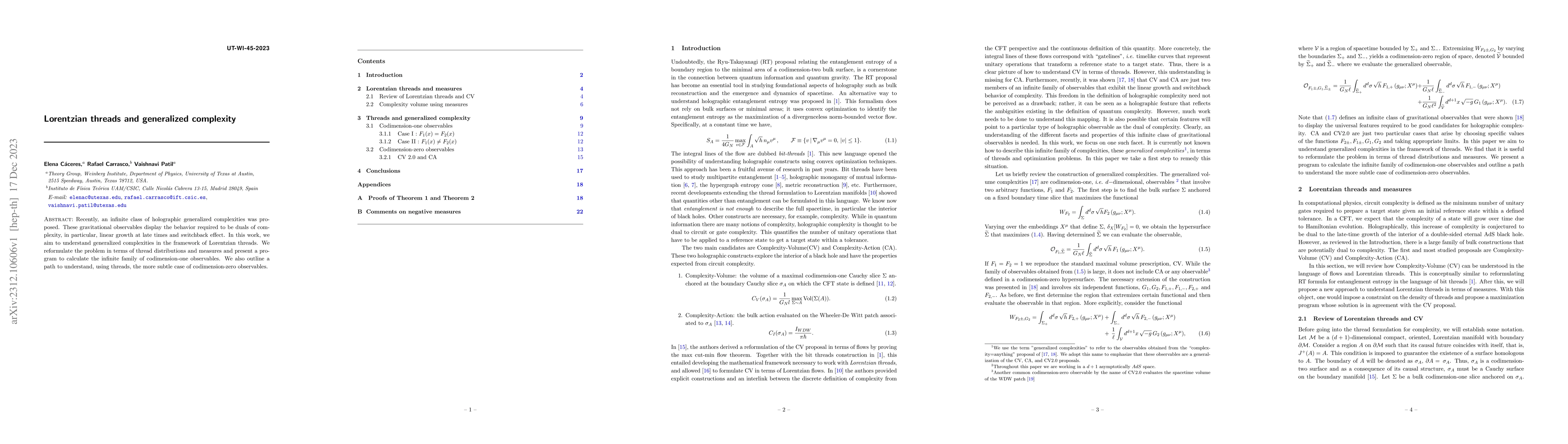 Thumbnail for Lorentzian threads and generalized complexities