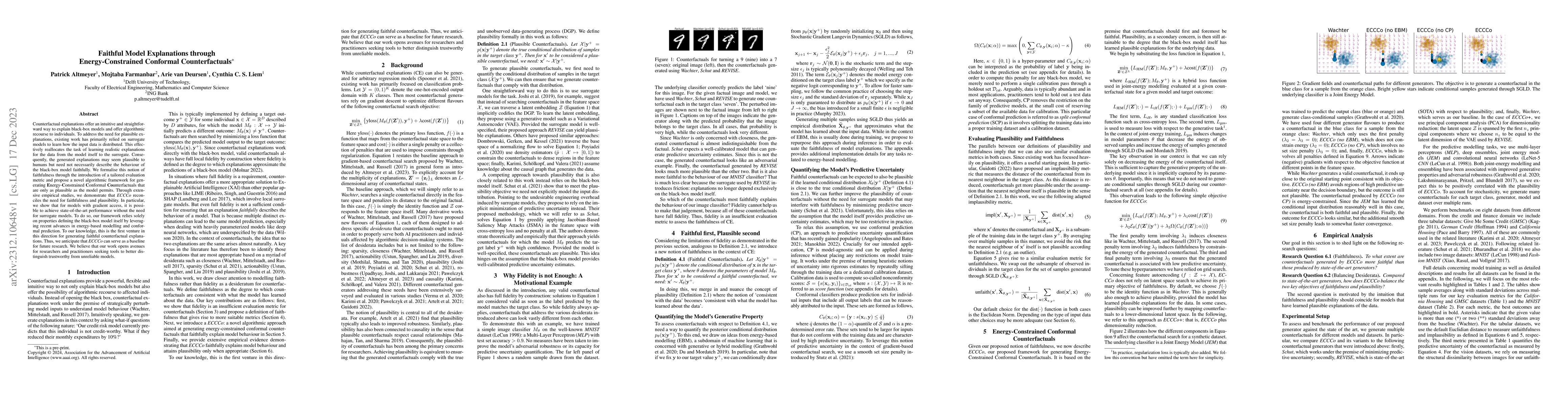 Thumbnail for Faithful Model Explanations through Energy-Constrained Conformal
  Counterfactuals
