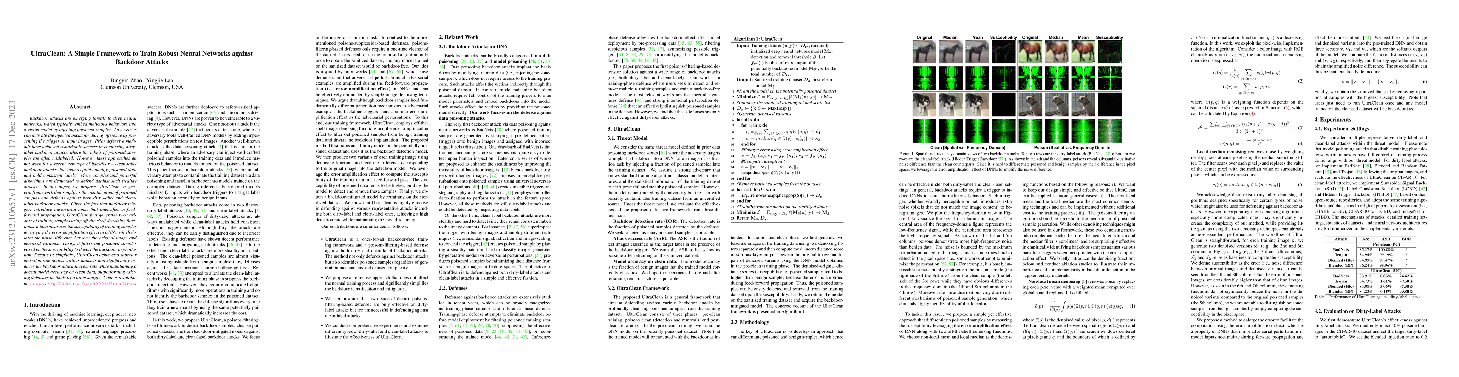 Thumbnail for UltraClean: A Simple Framework to Train Robust Neural Networks against
  Backdoor Attacks