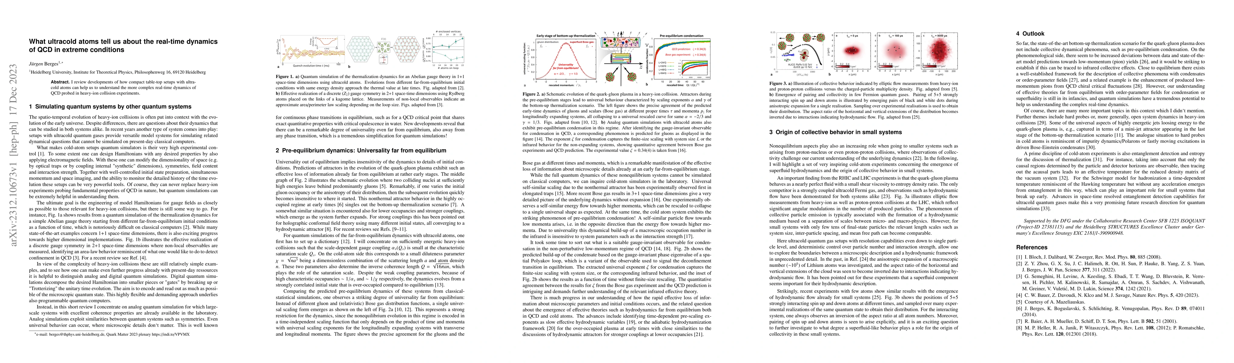 Thumbnail for What ultracold atoms tell us about the real-time dynamics of QCD in
  extreme conditions