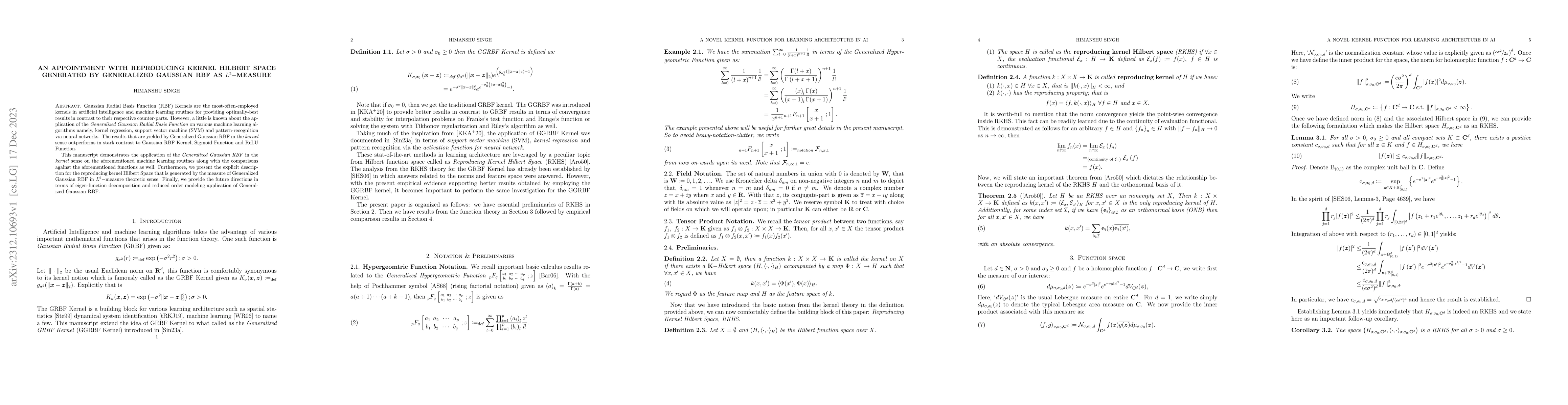 Thumbnail for An appointment with Reproducing Kernel Hilbert Space generated by
  Generalized Gaussian RBF as $L^2-$measure
