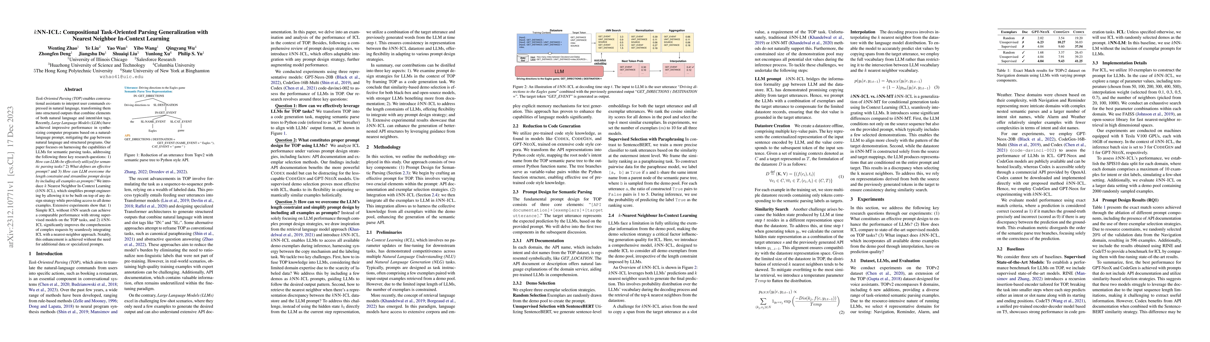 Thumbnail for kNN-ICL: Compositional Task-Oriented Parsing Generalization with Nearest
  Neighbor In-Context Learning