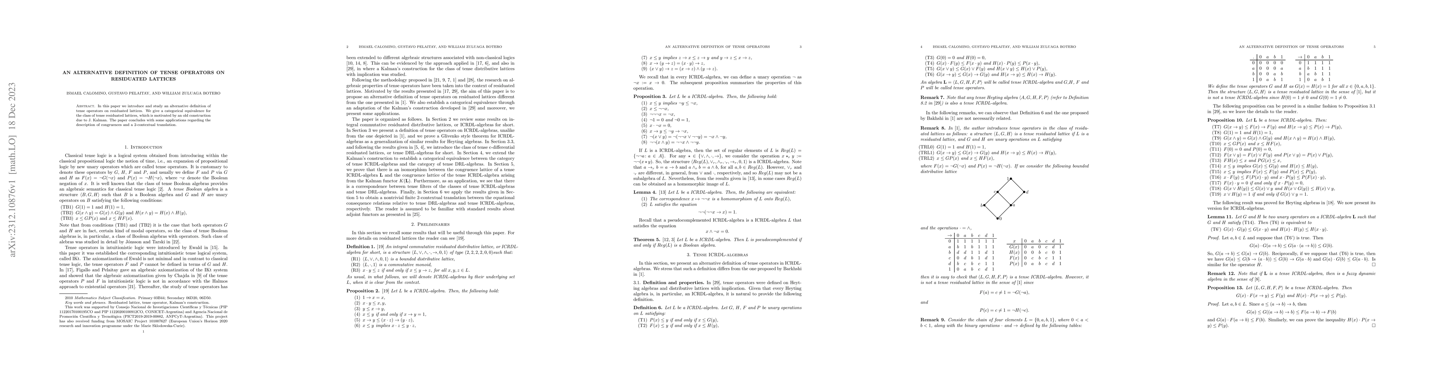 Thumbnail for An alternative definition of tense operators on residuated lattices