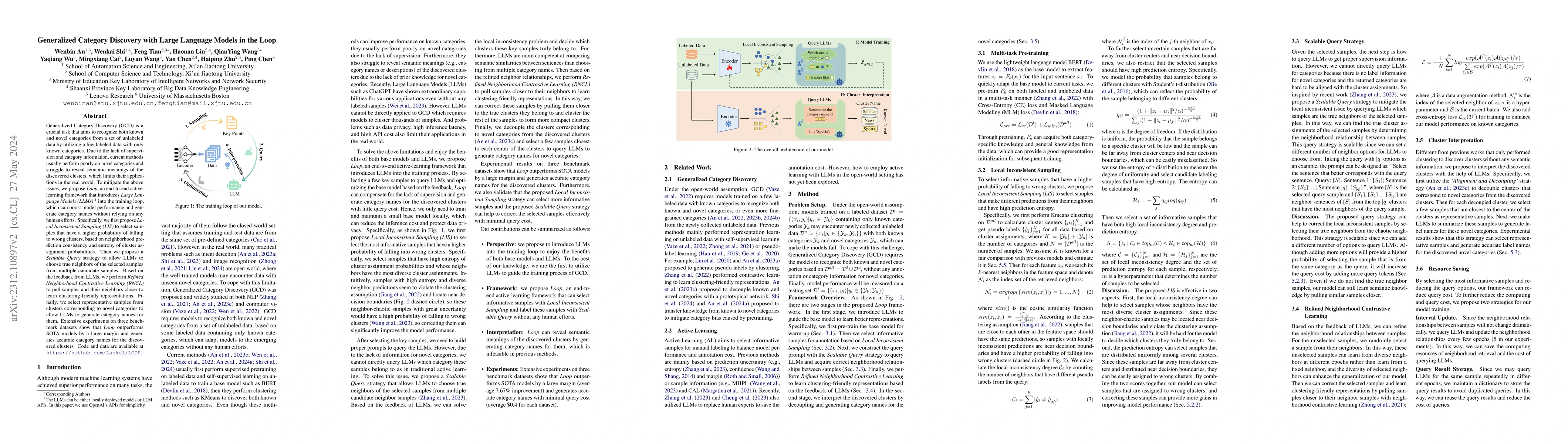 Thumbnail for Generalized Category Discovery with Large Language Models in the Loop
