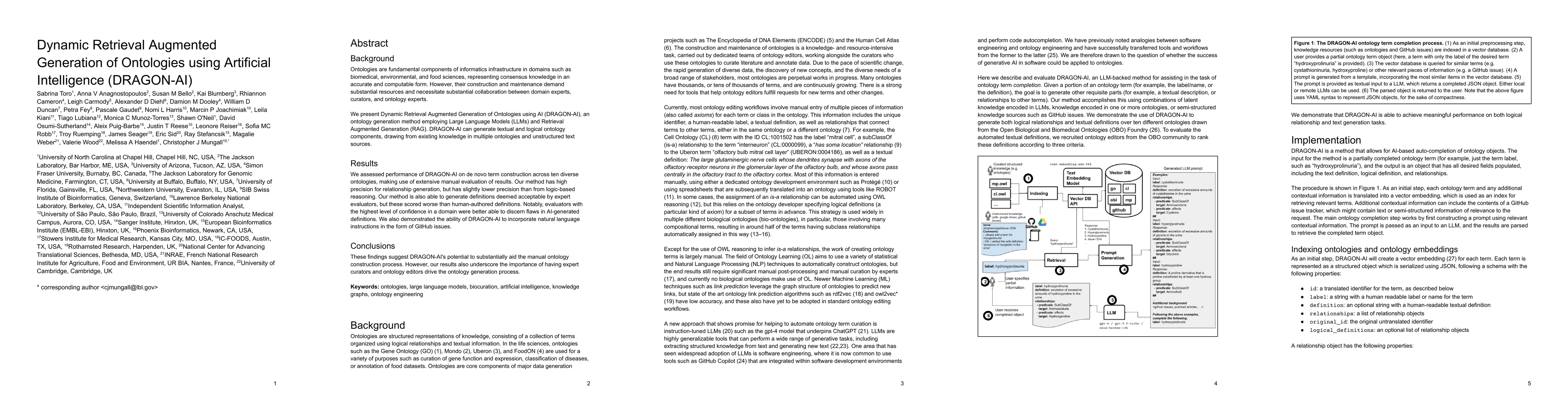 Thumbnail for Dynamic Retrieval Augmented Generation of Ontologies using Artificial
  Intelligence (DRAGON-AI)