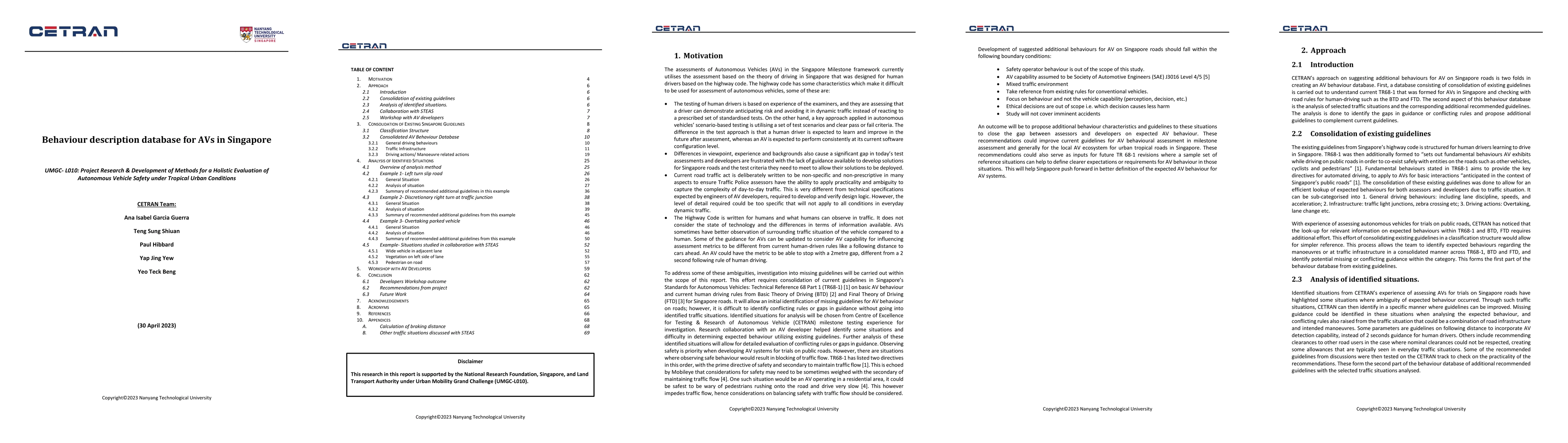 Thumbnail for Behaviour Description Database for AVs in Singapore