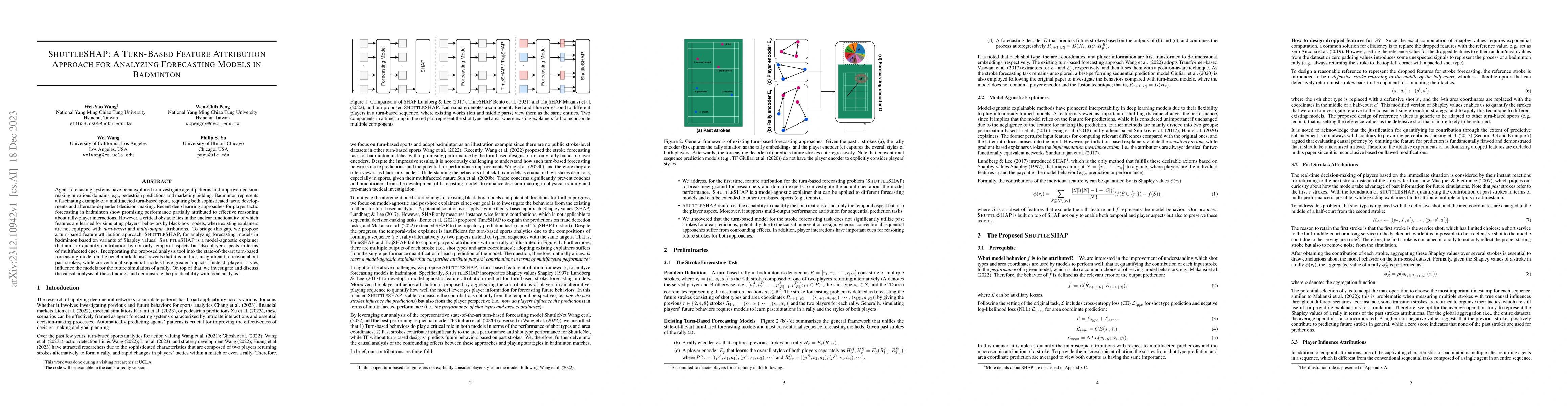 Thumbnail for ShuttleSHAP: A Turn-Based Feature Attribution Approach for Analyzing
  Forecasting Models in Badminton