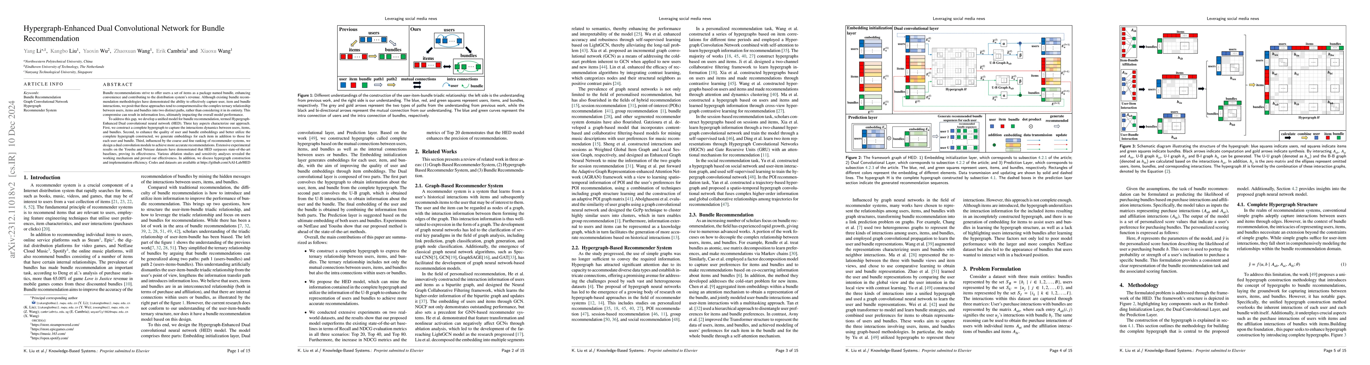 Thumbnail for Hypergrah-Enhanced Dual Convolutional Network for Bundle Recommendation