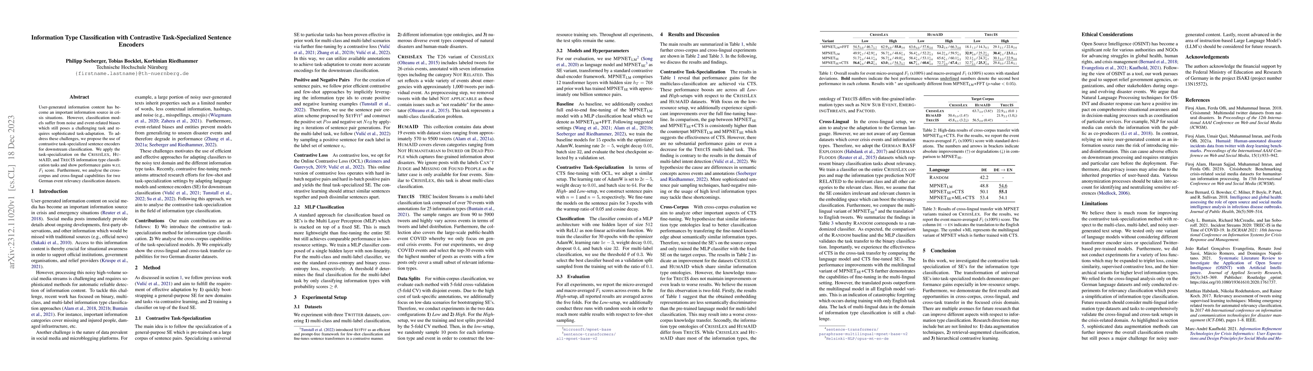 Thumbnail for Information Type Classification with Contrastive Task-Specialized
  Sentence Encoders