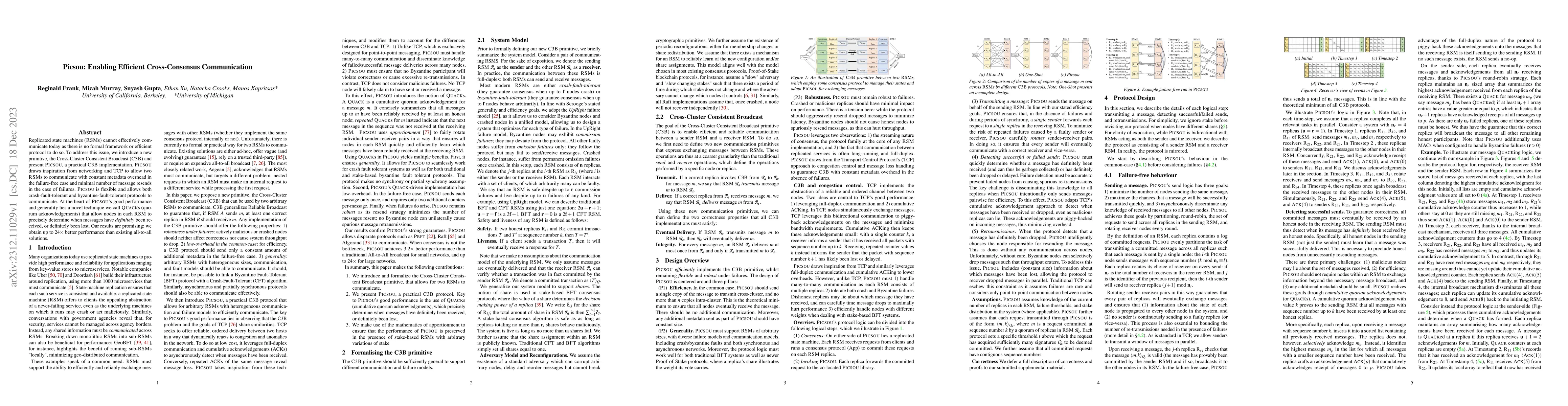 Thumbnail for Picsou: Enabling Efficient Cross-Consensus Communication