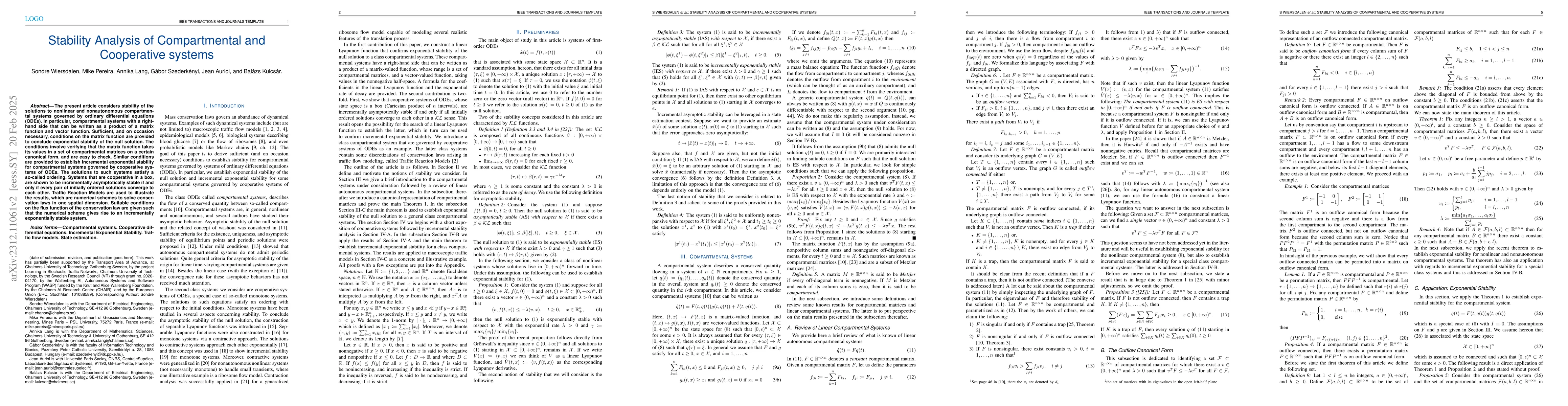 Thumbnail for Incremental Exponential Stability of the Unidirectional Flow Model