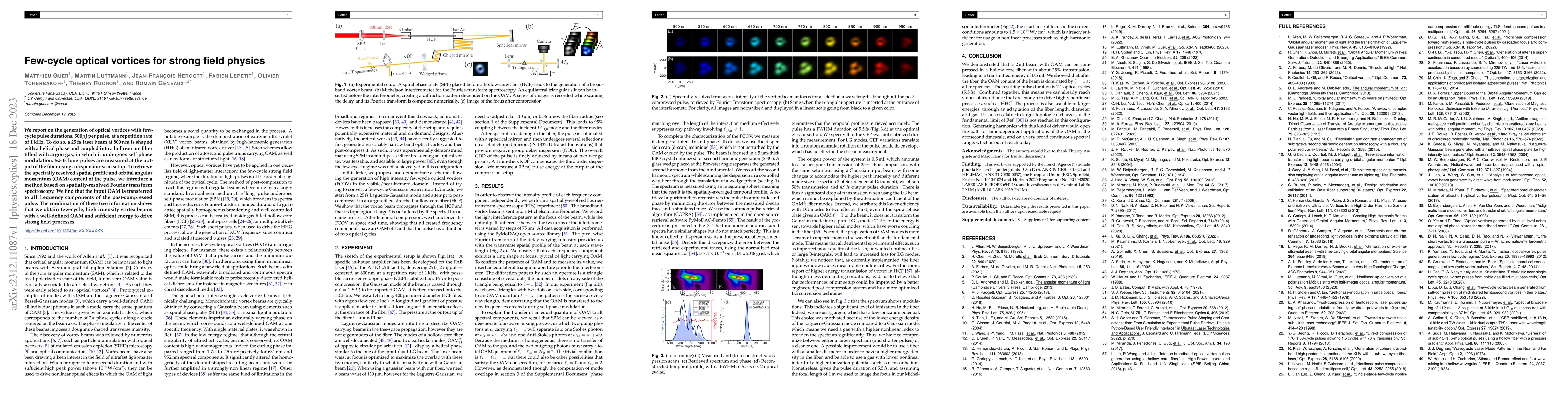 Thumbnail for Few-cycle optical vortices for strong field physics